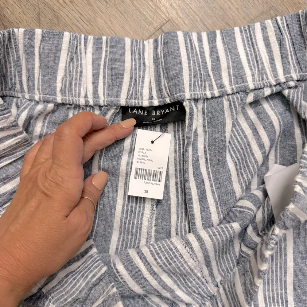 Lane Bryant • Soft Linen Wide Leg Pants - Picture 8 of 13